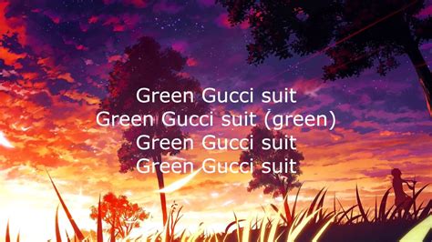 green gucci suitrick ross|green gucci suit lyrics.